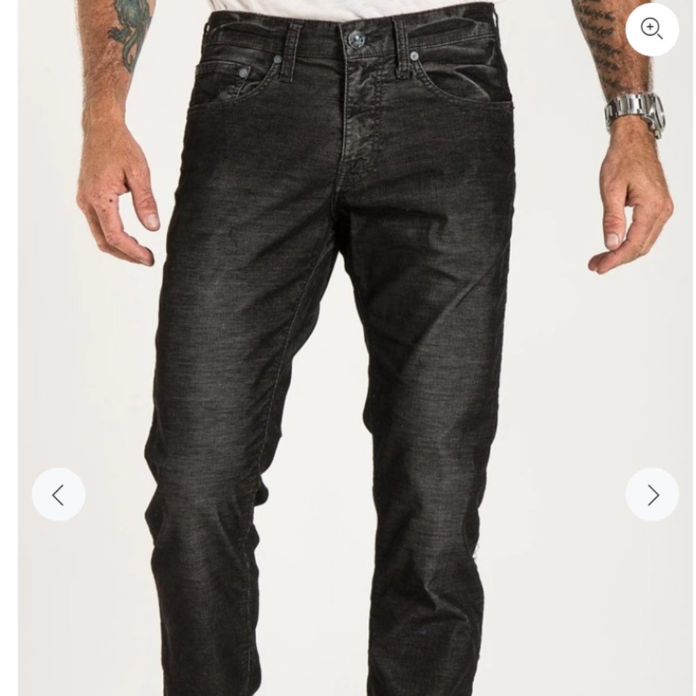 Stitch's Jeans BARFLY SLIM IN BLACK CORDUROY